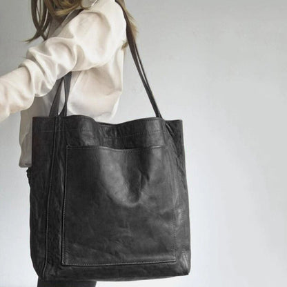 Classic Leather Tote Bag