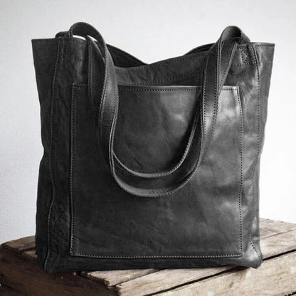 Classic Leather Tote Bag