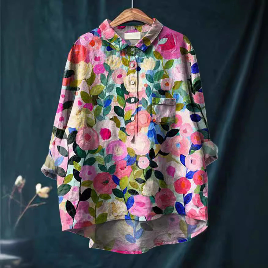 Belezza Floral Cotton Blouse