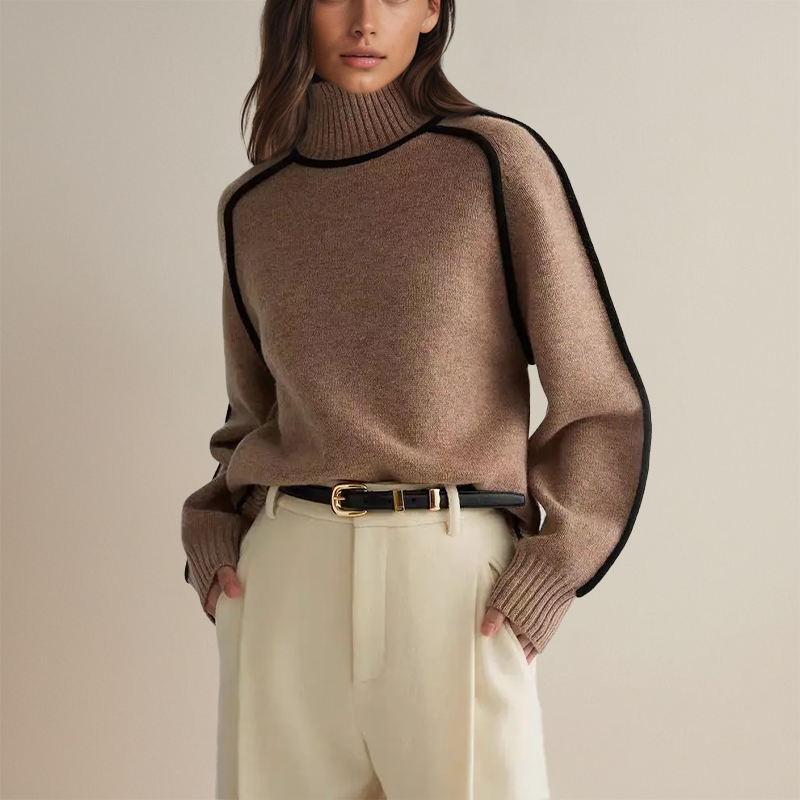 Belezza - Cozy Turtleneck Sweater