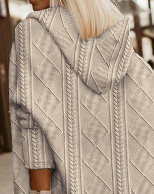 Belezza - Long Hooded Cardigan