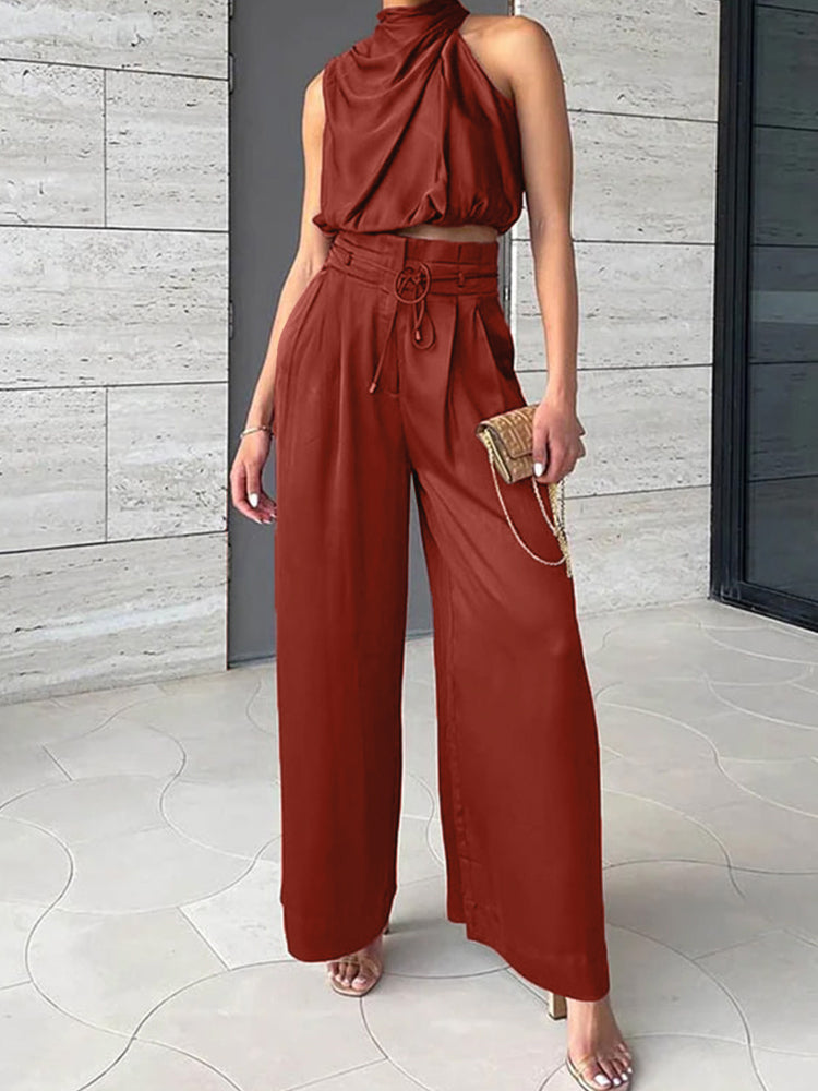 Belezza - Stylish Two Piece Pant Set