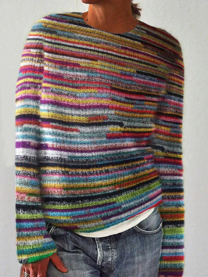 Belezza striped jumper with long sleeves