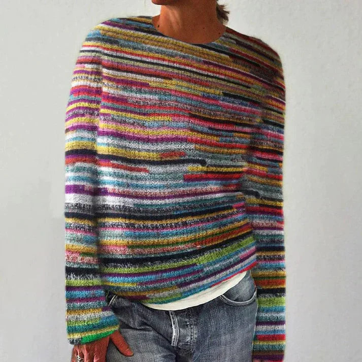 Belezza striped jumper with long sleeves