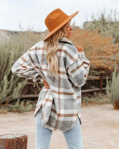 Belezza - Trendy Plaid Shirt