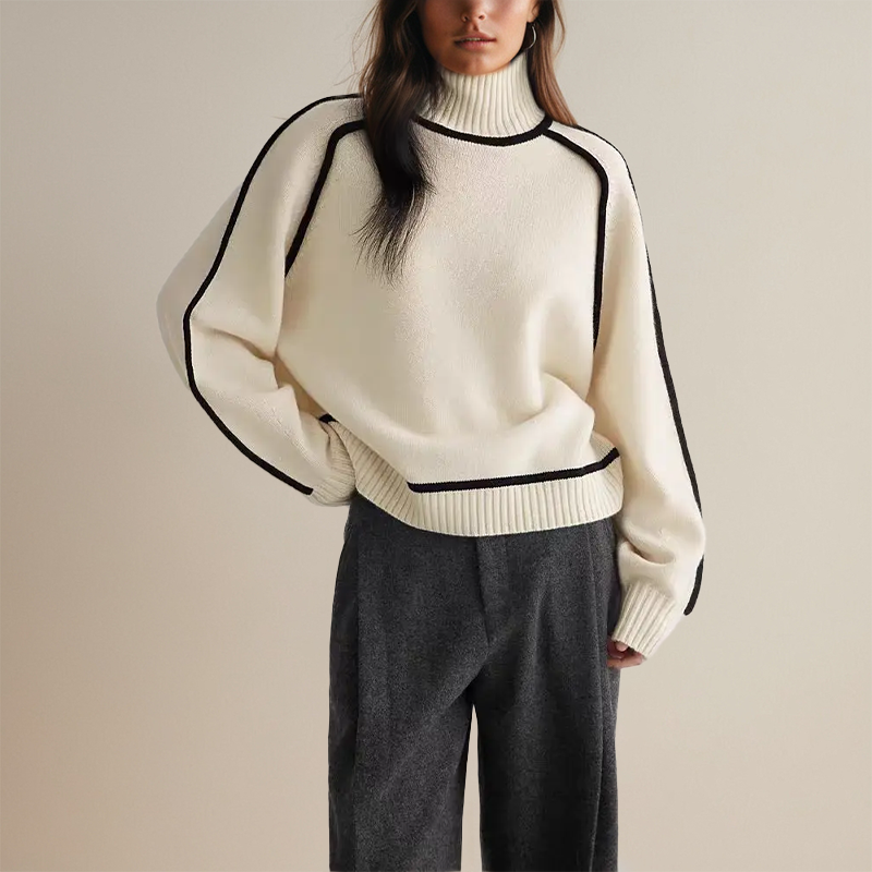 Belezza - Cozy Turtleneck Sweater