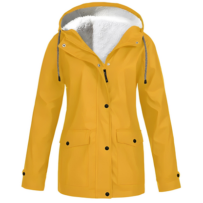 Belezza - Fleece-Lined Raincoat for Women