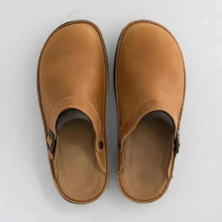 Belezza Slippers | Leather Orthopedic Comfort Slippers