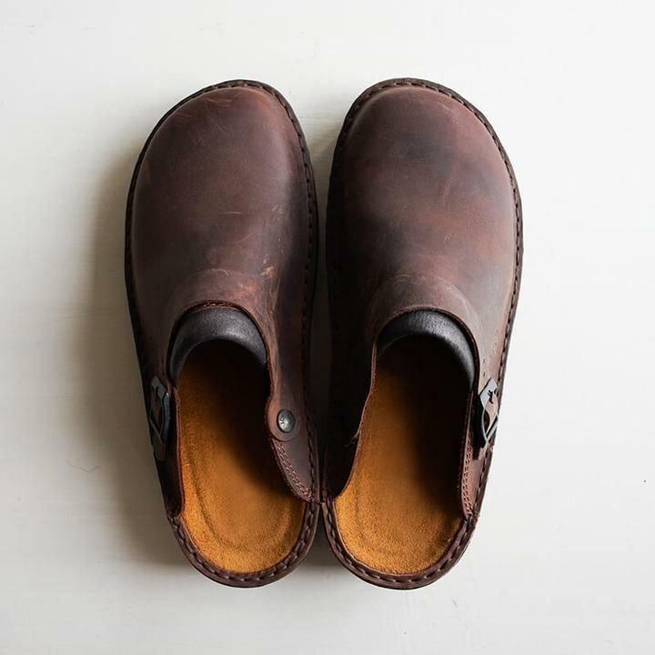 Belezza Slippers | Leather Orthopedic Comfort Slippers