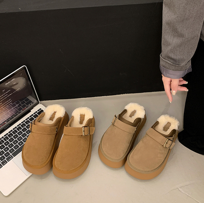 Belezza Suede clogs with plush lining