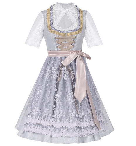 Belezza Lace dirndl with lacing