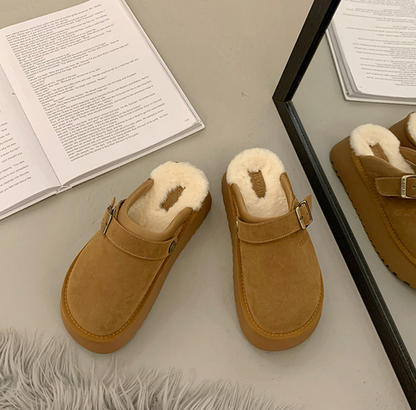 Belezza Suede clogs with plush lining