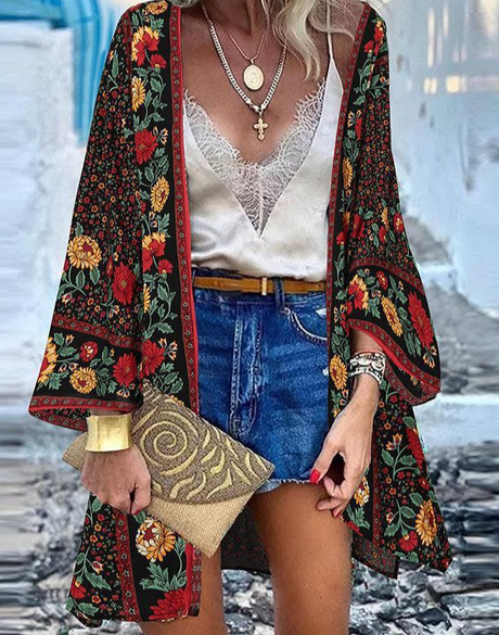 Belezza – Bohemian Long Sleeve Cardigan