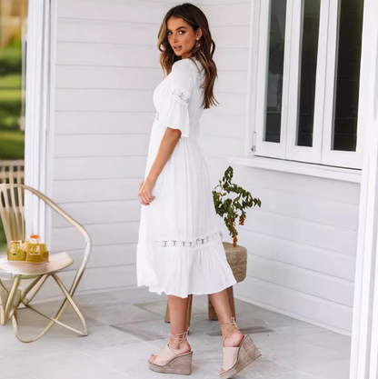 Belezza - White elegant dress