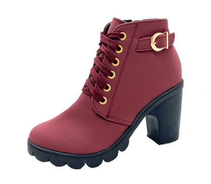 Belezza | Vintage Style Lace-Up Boots for Women