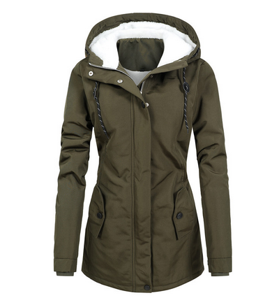 Belezza - Long and Waterproof Winter Coat with Hood and Warm Lining