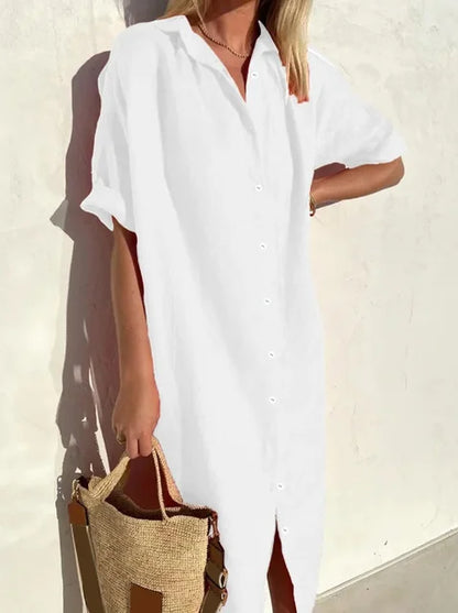 Belezza – linen shirt dress