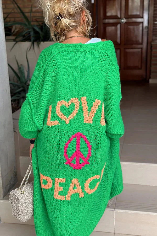 Belezza - peace stylish cardigan