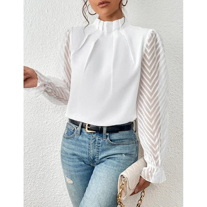 Belezza - ruffled blouse for women