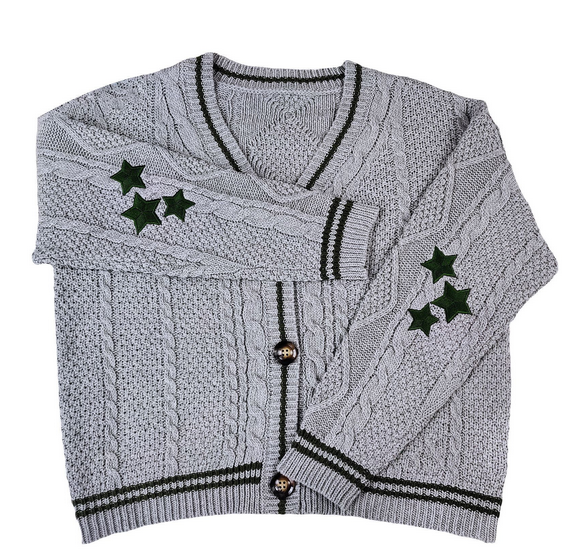 Belezza caramel cardigan – warm with stylish embroidery