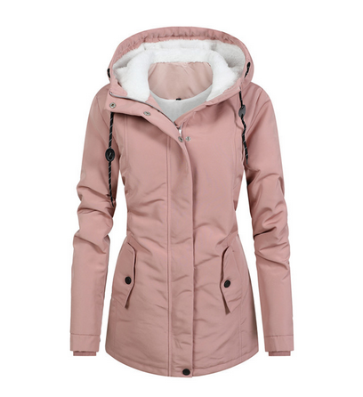 Belezza - Long and Waterproof Winter Coat with Hood and Warm Lining