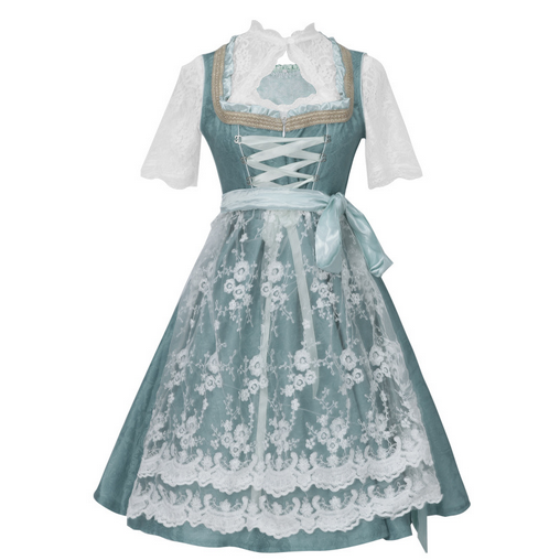 Belezza Lace dirndl with lacing