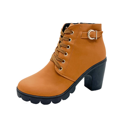 Belezza | Vintage Style Lace-Up Boots for Women