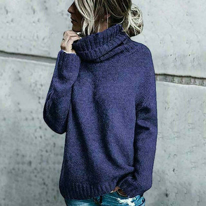 Belezza Oversized Wool Turtleneck Sweater for Women | Perfect for Casual Days