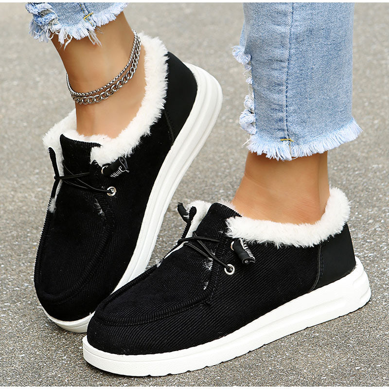 Belezza winter sneakers with fur lining