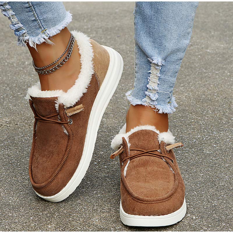 Belezza winter sneakers with fur lining