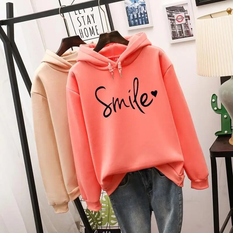 Belezza Hoodie | Comfortable "Smile" Graphic Hoodie