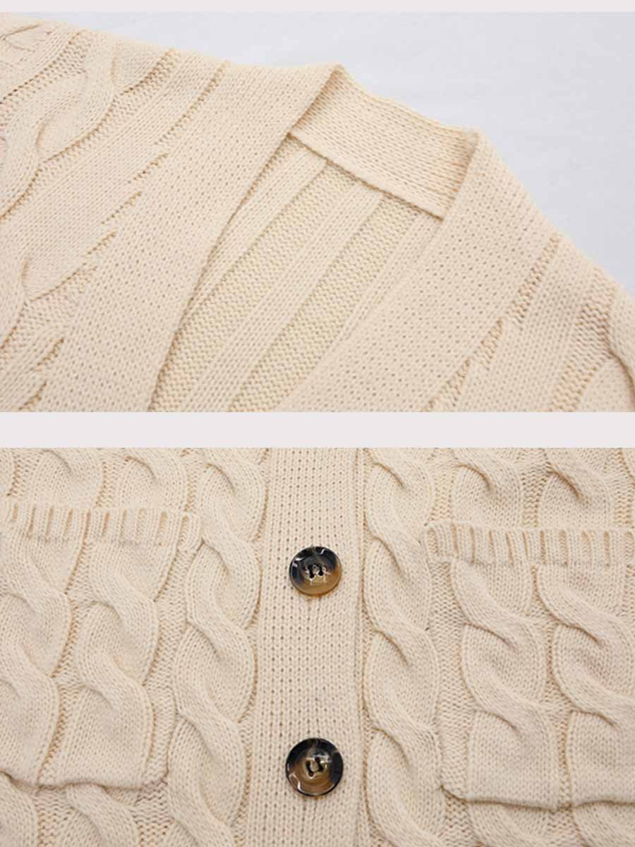 Belezza Cardigan | Cable Button Knit Cardigan, Classic and Cozy