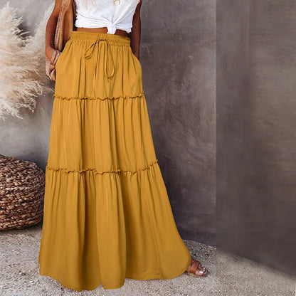 Belezza - Tiered Maxi Skirt