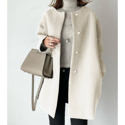 Minimalist Buttoned Coat