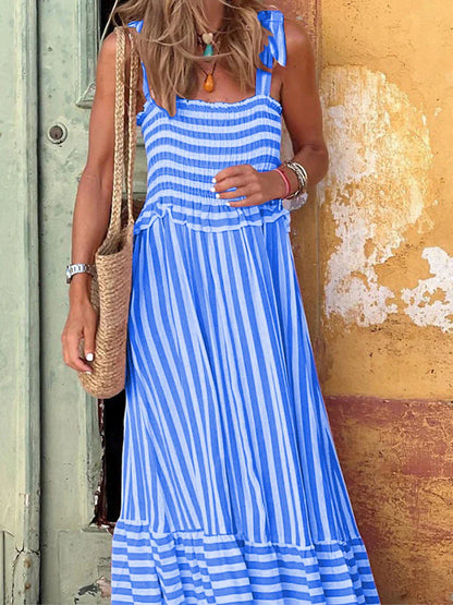 Belezza - Stylish striped dress