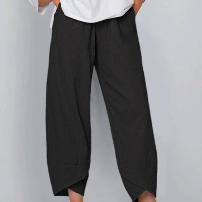 Belezza Pants Made from Cotton and Linen