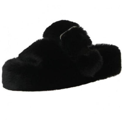 Plush Furry Slide Slippers