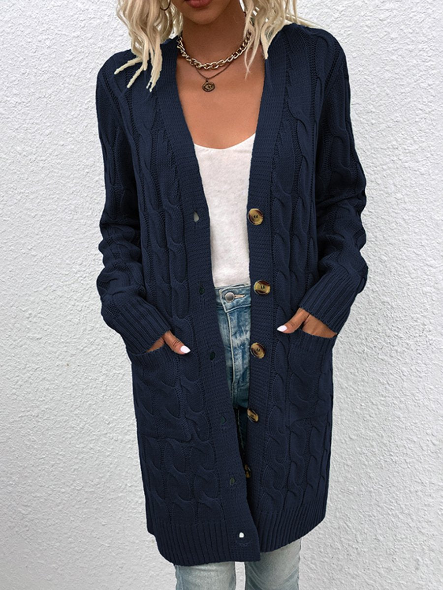 Belezza Cardigan | Cable Button Knit Cardigan, Classic and Cozy