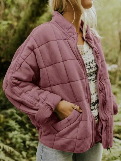 Quilted Fleece Jacket