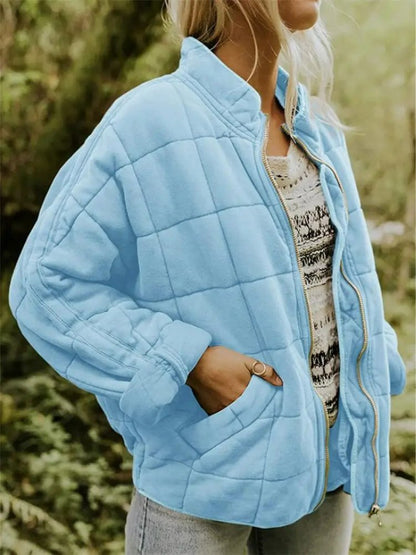 Quilted Fleece Jacket