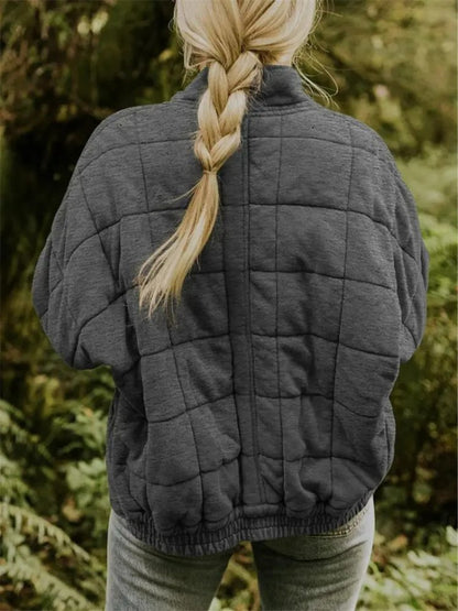 Quilted Fleece Jacket