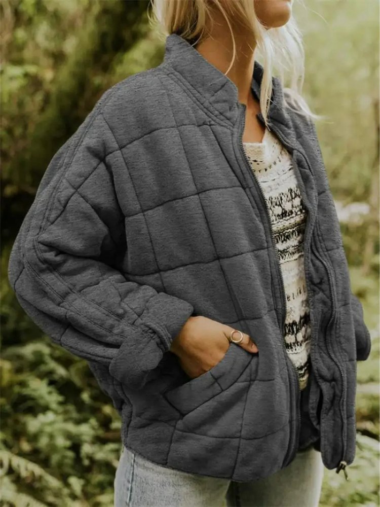 Quilted Fleece Jacket