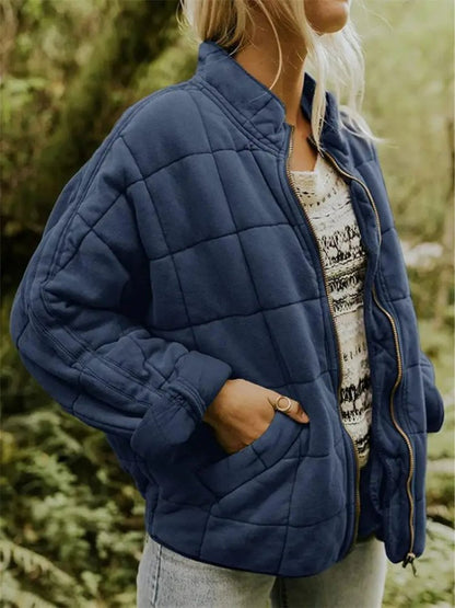 Quilted Fleece Jacket