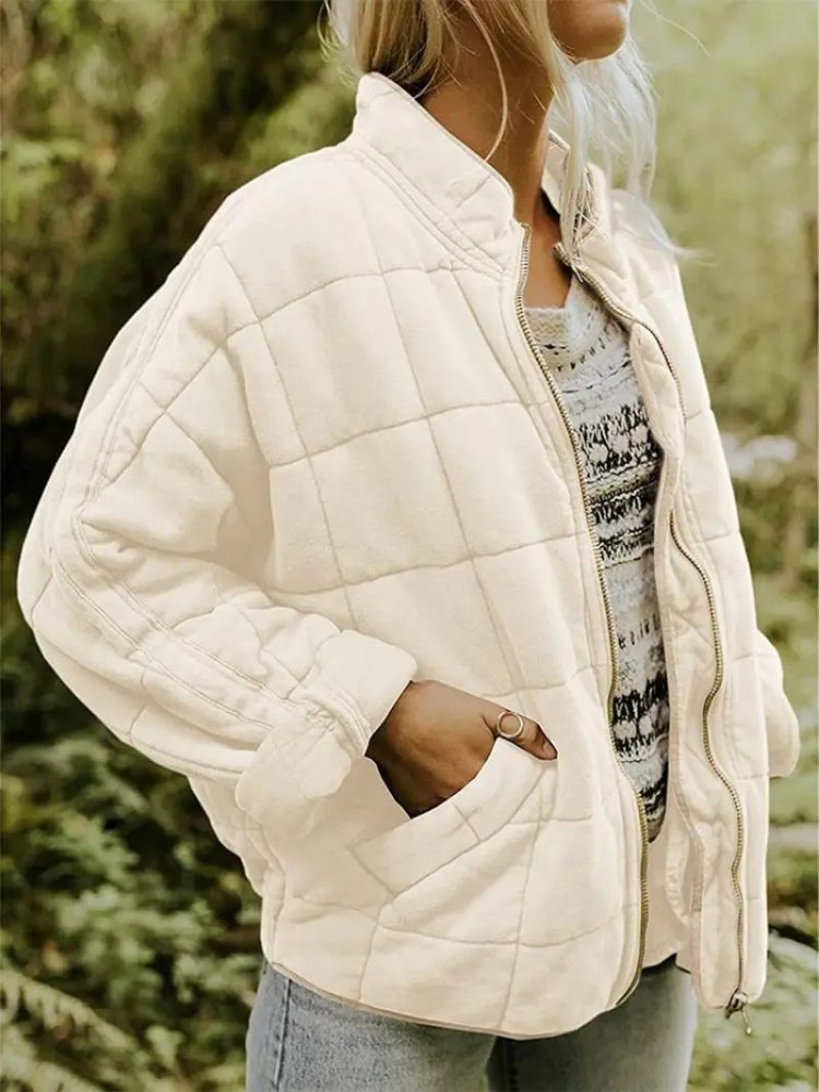 Quilted Fleece Jacket