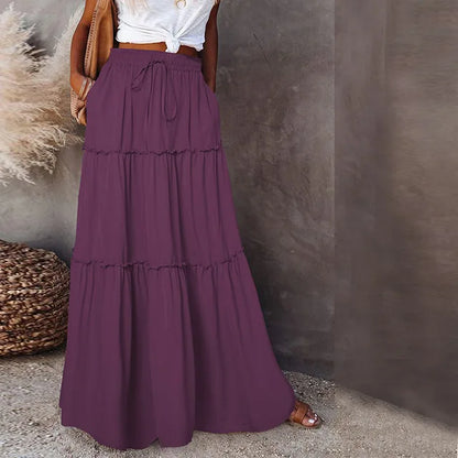 Belezza - Tiered Maxi Skirt