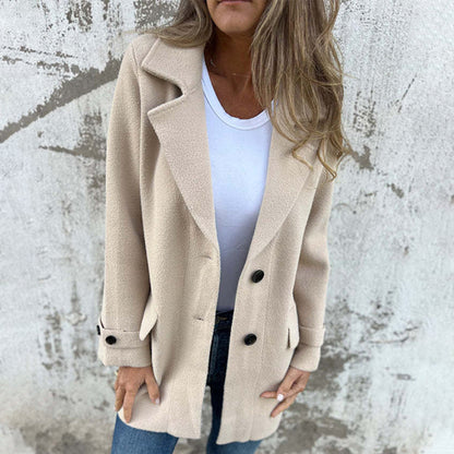 Belezza - Classic Button Coat for Women