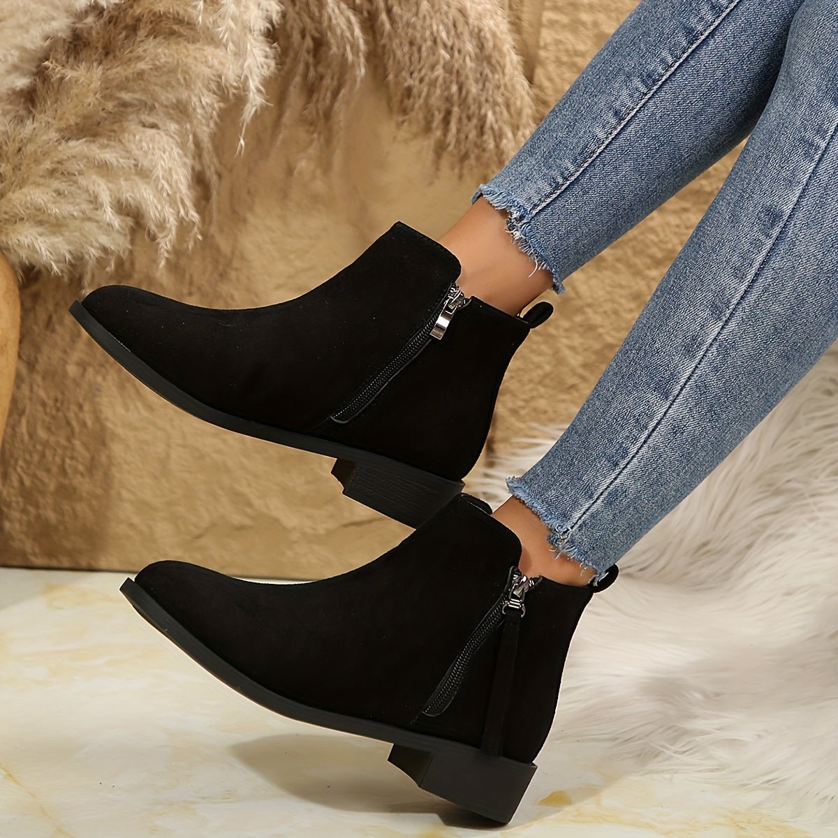 Suede Ankle Boots