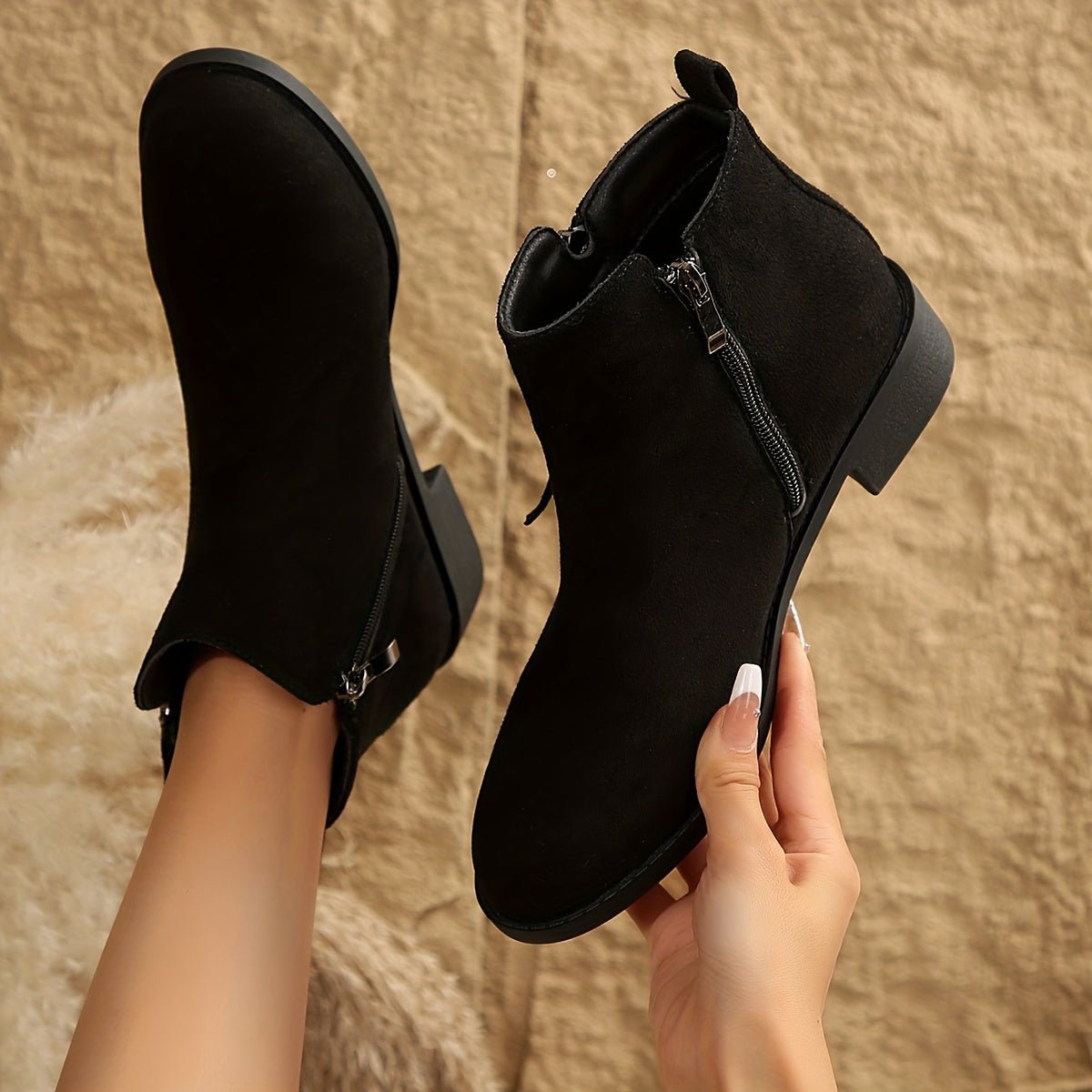 Suede Ankle Boots