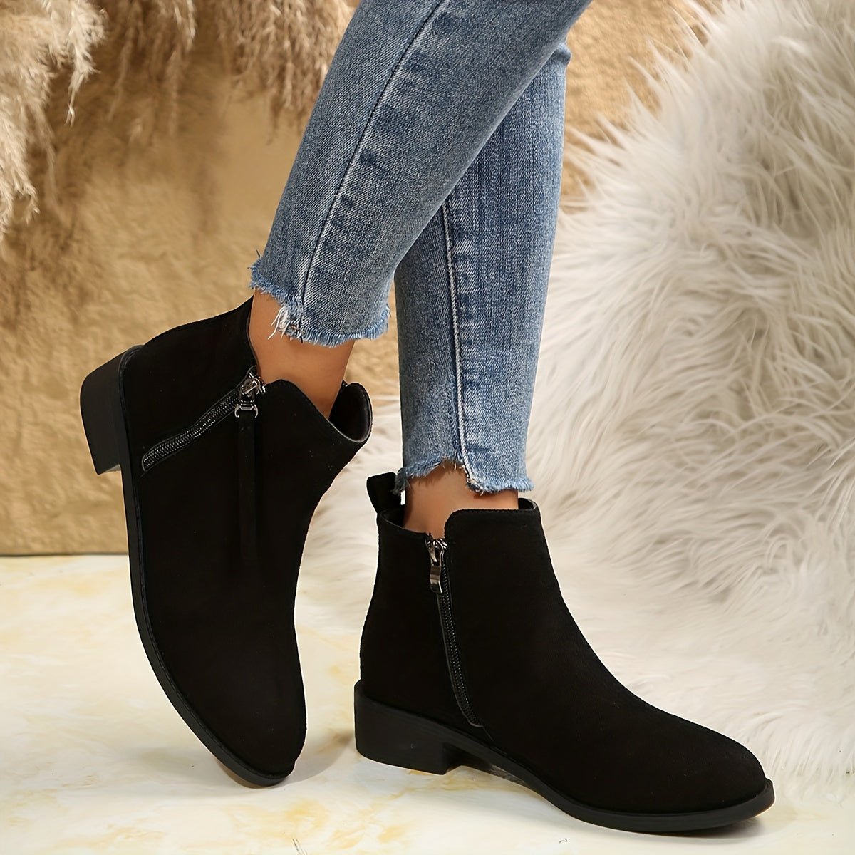 Suede Ankle Boots