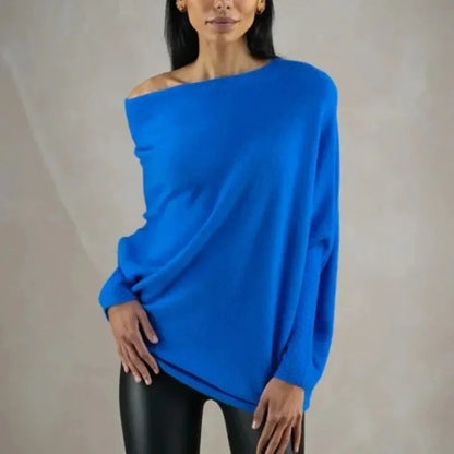 Belezza | Elegant Off-Shoulder Sweater for Women